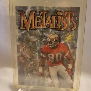 Jerry Rice 1995 Topps Stadium Club Lazer Cut Metalists #M1